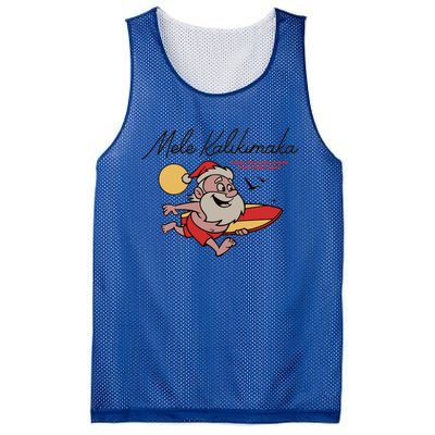 Mele Kalikimaka Hawaii Christmas Cute Gift Mesh Reversible Basketball Jersey Tank