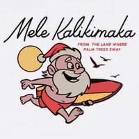 Mele Kalikimaka Hawaii Christmas Surfing Santa Mug