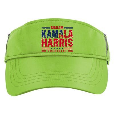 Madam Kamala Harris President Election 2024 Adult Drive Performance Visor