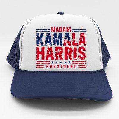 Madam Kamala Harris President Election 2024 Trucker Hat