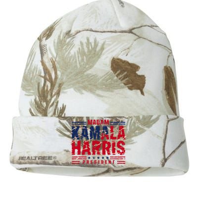 Madam Kamala Harris President Election 2024 Kati Licensed 12" Camo Beanie