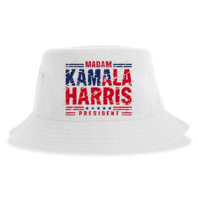 Madam Kamala Harris President Election 2024 Sustainable Bucket Hat