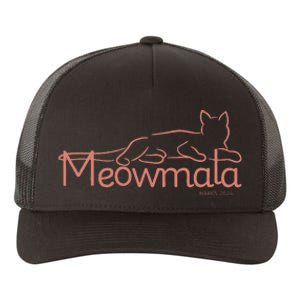 Meowmala Kamala Harris Cat Ladies 2024 Election Yupoong Adult 5-Panel Trucker Hat