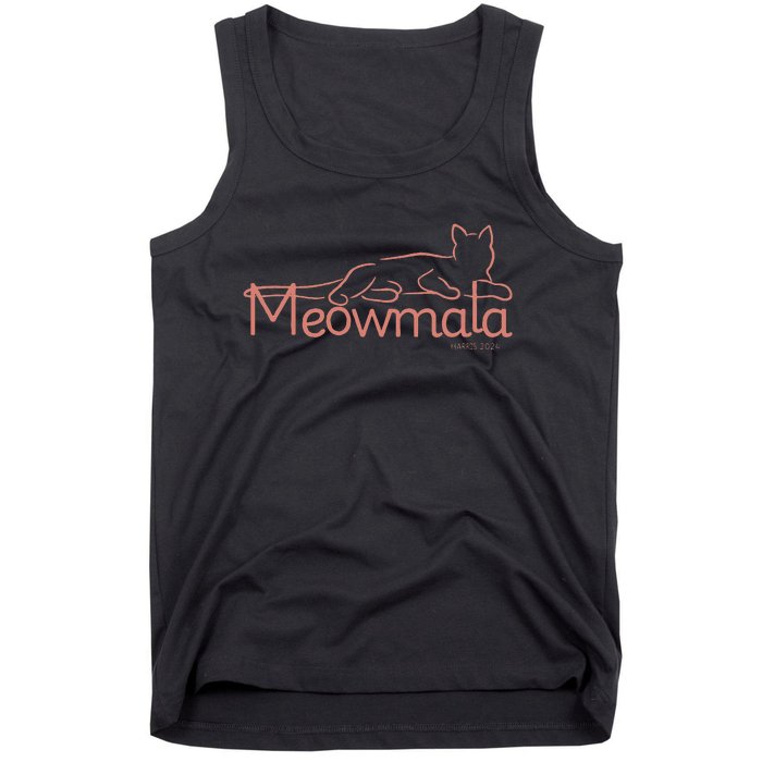 Meowmala Kamala Harris Cat Ladies 2024 Election Tank Top