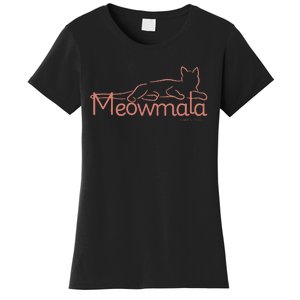 Meowmala Kamala Harris Cat Ladies 2024 Election Women's T-Shirt