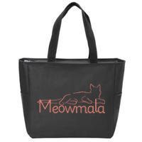 Meowmala Kamala Harris Cat Ladies 2024 Election Zip Tote Bag