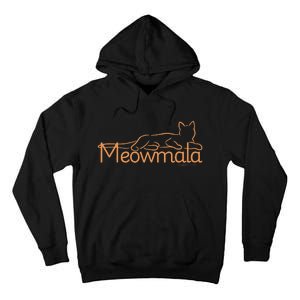 Meowmala Kamala Harris Cat Ladies 2024 Election Tall Hoodie