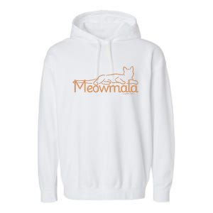 Meowmala Kamala Harris Cat Ladies 2024 Election Garment-Dyed Fleece Hoodie