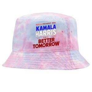 Madam Kamala Harris Vote For The Democratic Candidate 2024 Tie-Dyed Bucket Hat