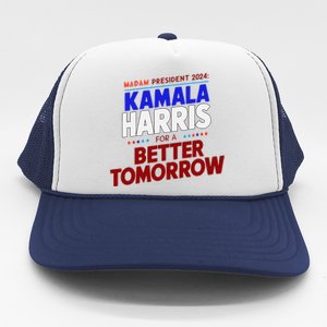 Madam Kamala Harris Vote For The Democratic Candidate 2024 Trucker Hat