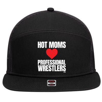 Maria Kanellis Hot Moms Love Professional Wrestlers 7 Panel Mesh Trucker Snapback Hat