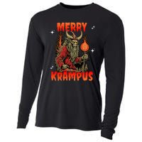 Merry Krampus Horror Ugly Christmas Gruss Vom Krampus Cooling Performance Long Sleeve Crew