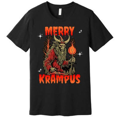 Merry Krampus Horror Ugly Christmas Gruss Vom Krampus Premium T-Shirt