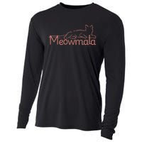 Meowmala Kamala Harris Cat Ladies 2024 Election Gift Cooling Performance Long Sleeve Crew