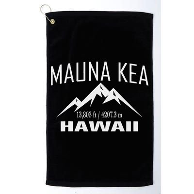 Mauna Kea Hawaii Climbing Summit Club Outdoor Adventure Gift Golf Towel