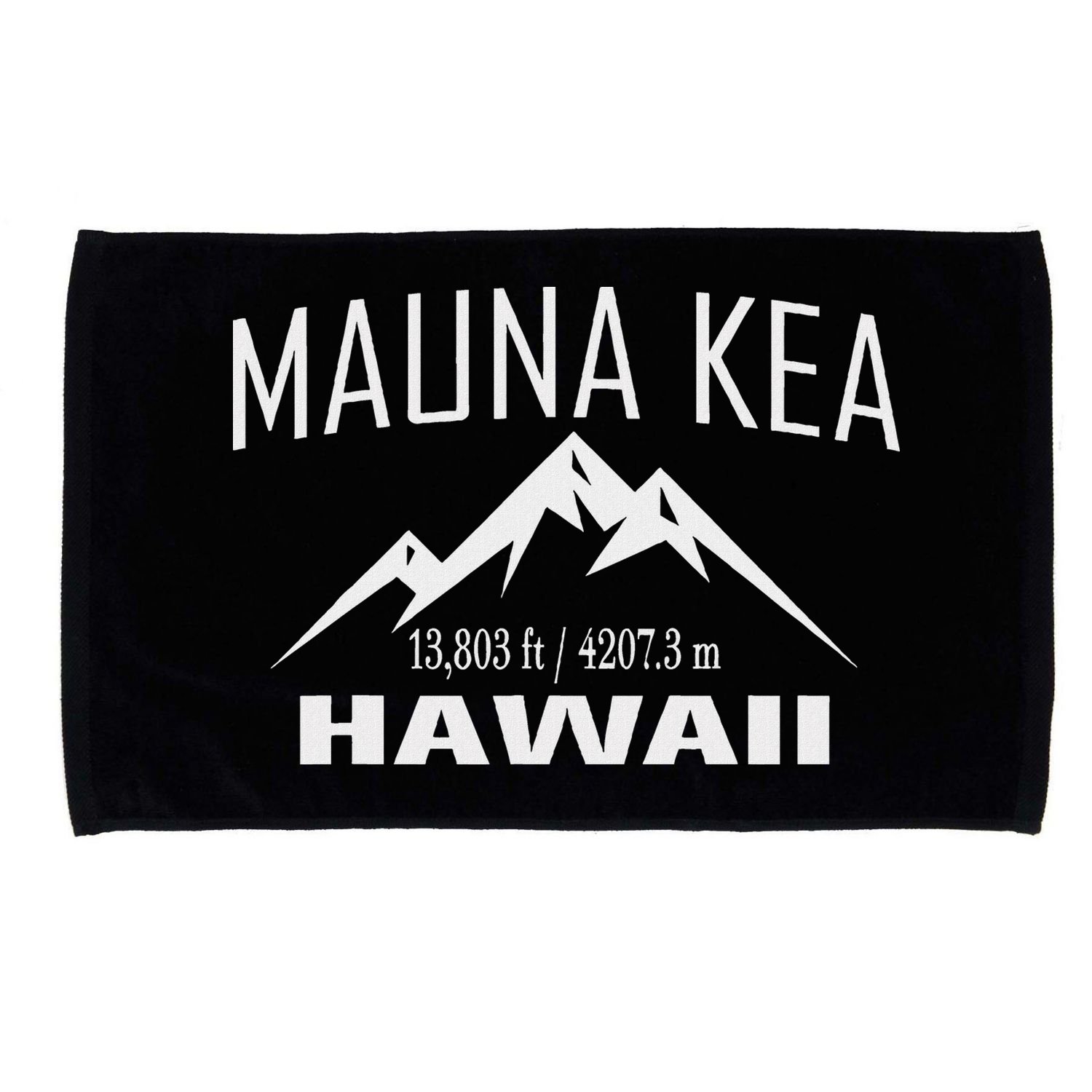 Mauna Kea Hawaii Climbing Summit Club Outdoor Adventure Gift Microfiber Hand Towel