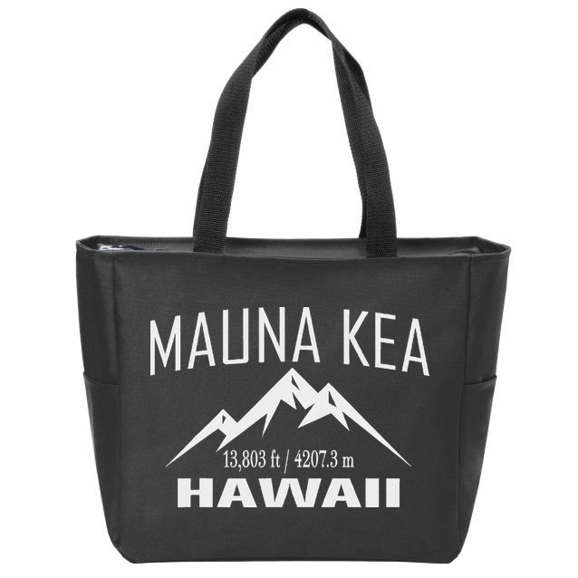 Mauna Kea Hawaii Climbing Summit Club Outdoor Adventure Gift Zip Tote Bag