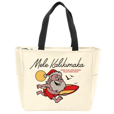 Mele Kalikimaka Hawaii Christmas Zip Tote Bag