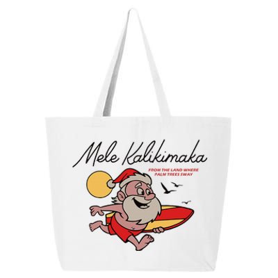 Mele Kalikimaka Hawaii Christmas 25L Jumbo Tote