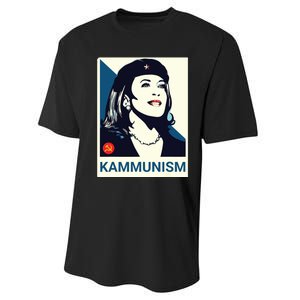 Mike Kalama Harris Kammunism Performance Sprint T-Shirt