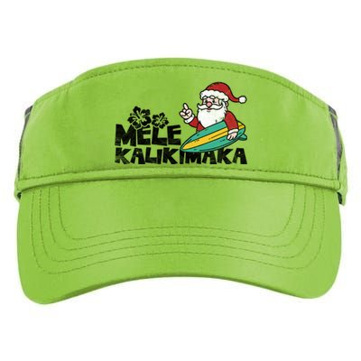 Mele Kalikimaka Hawaiian Christmas Adult Drive Performance Visor