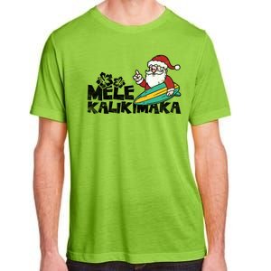 Mele Kalikimaka Hawaiian Christmas Adult ChromaSoft Performance T-Shirt