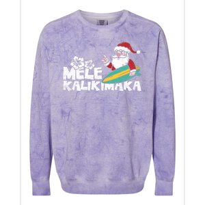 Mele Kalikimaka Hawaiian Christmas Colorblast Crewneck Sweatshirt