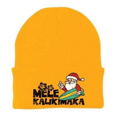 Mele Kalikimaka Hawaiian Christmas Knit Cap Winter Beanie