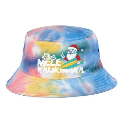 Mele Kalikimaka Hawaiian Christmas Tie Dye Newport Bucket Hat