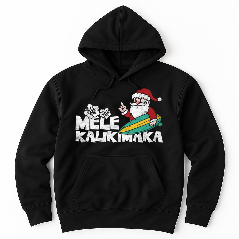 Mele Kalikimaka Hawaiian Christmas Hoodie