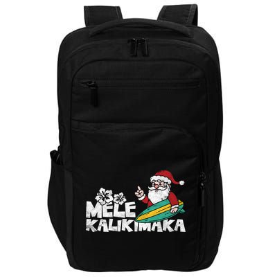 Mele Kalikimaka Hawaiian Christmas Impact Tech Backpack