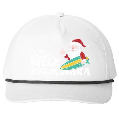 Mele Kalikimaka Hawaiian Christmas Snapback Five-Panel Rope Hat