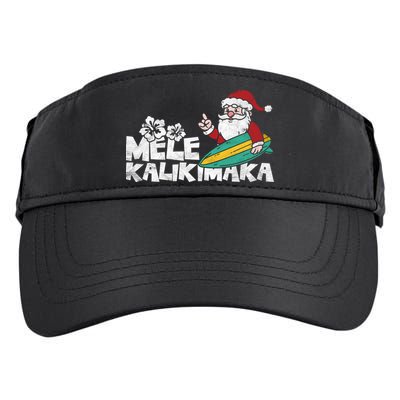 Mele Kalikimaka Hawaiian Christmas Adult Drive Performance Visor