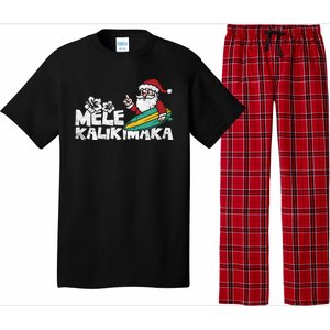 Mele Kalikimaka Hawaiian Christmas Pajama Set