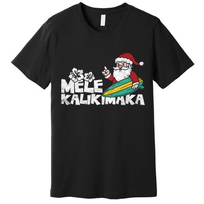 Mele Kalikimaka Hawaiian Christmas Premium T-Shirt