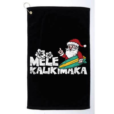 Mele Kalikimaka Hawaiian Christmas Golf Towel