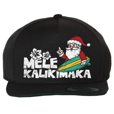 Mele Kalikimaka Hawaiian Christmas Wool Snapback Cap