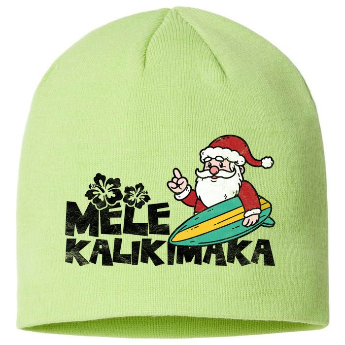 Mele Kalikimaka Hawaiian Christmas Sustainable Beanie