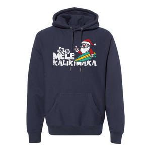 Mele Kalikimaka Hawaiian Christmas Premium Hoodie