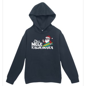 Mele Kalikimaka Hawaiian Christmas Urban Pullover Hoodie