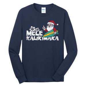 Mele Kalikimaka Hawaiian Christmas Tall Long Sleeve T-Shirt