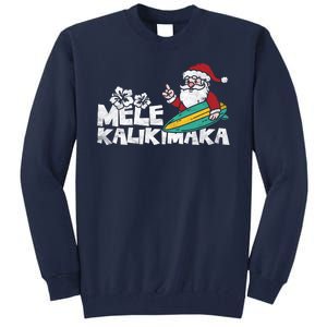 Mele Kalikimaka Hawaiian Christmas Tall Sweatshirt