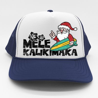 Mele Kalikimaka Hawaiian Christmas Trucker Hat