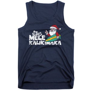 Mele Kalikimaka Hawaiian Christmas Tank Top