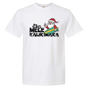 Mele Kalikimaka Hawaiian Christmas Garment-Dyed Heavyweight T-Shirt