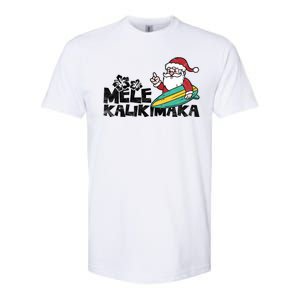 Mele Kalikimaka Hawaiian Christmas Softstyle CVC T-Shirt