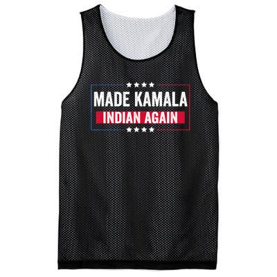 Made Kamala Indian Again Funny Sarcastic Mesh Reversible Basketball Jersey Tank