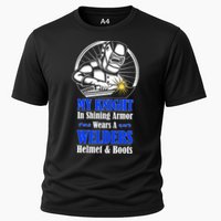 My Knight In Shining Armor Wears A Welders Helmet And Boots Performance Shirt