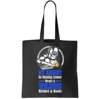 My Knight In Shining Armor Wears A Welders Helmet And Boots Bag