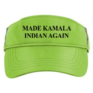 Made Kamala Indian Again Funny Adult Drive Performance Visor